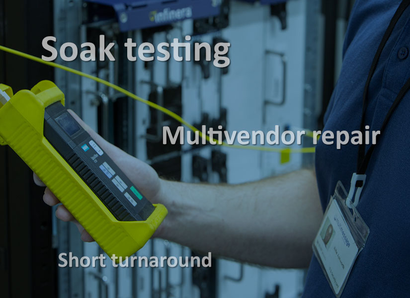 Soak testing, Multivendor repair, Short turnaround